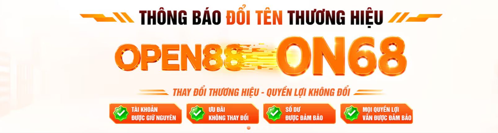 open88 chuyển đổi thương hiệu mới